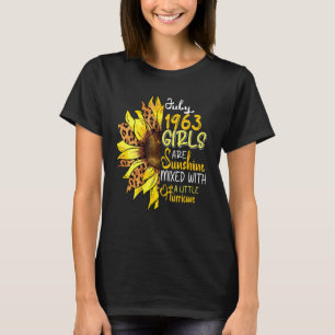 Juli 1963 meisjes zijn zonneschijn gemengd met ork t-shirt