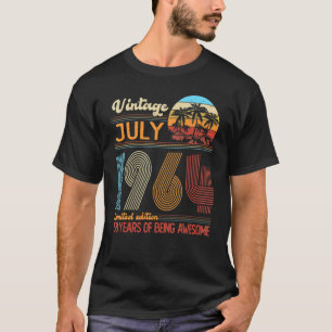  juli 1964 58 jaar oud 58e verjaardag t-shirt