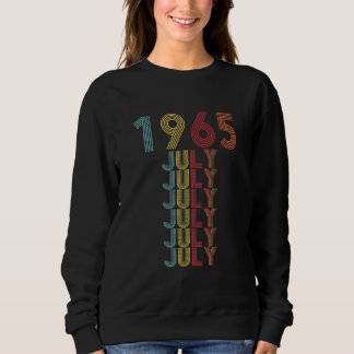 juli 1965 Retro Verjaardag 57e Verjaardag Dec Trui