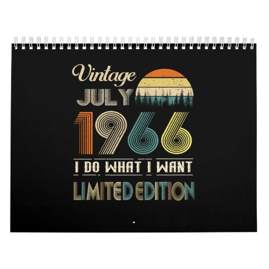  juli 1966 Wat ik wil Limited Edition Kalender (Hoes)