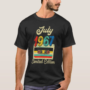Juli 1967 55e verjaardag 55 jaar oud t-shirt