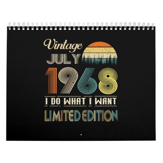 juli 1968 Wat ik wil Limited Edition Kalender (Hoes)