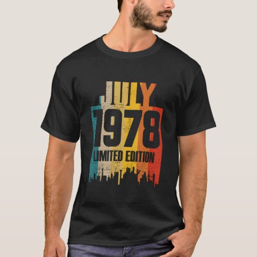 Juli 1978 45 Editie T-shirt (Voorkant)