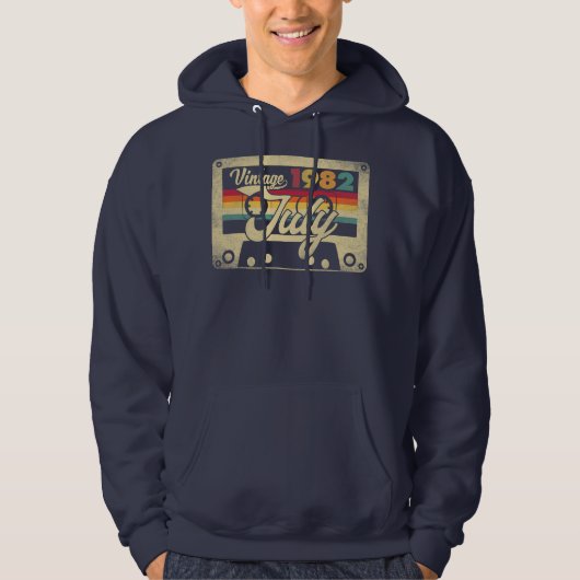 juli 1982 40e verjaardag Gift 40 jaar oud Hoodie (Voorkant)