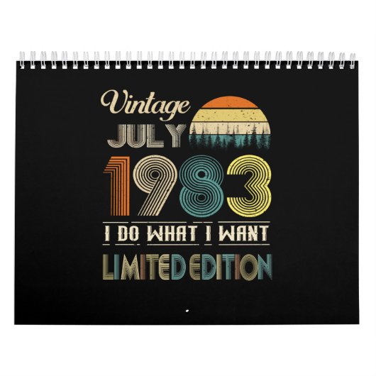 juli 1983 Wat ik wil Limited Edition Kalender (Hoes)