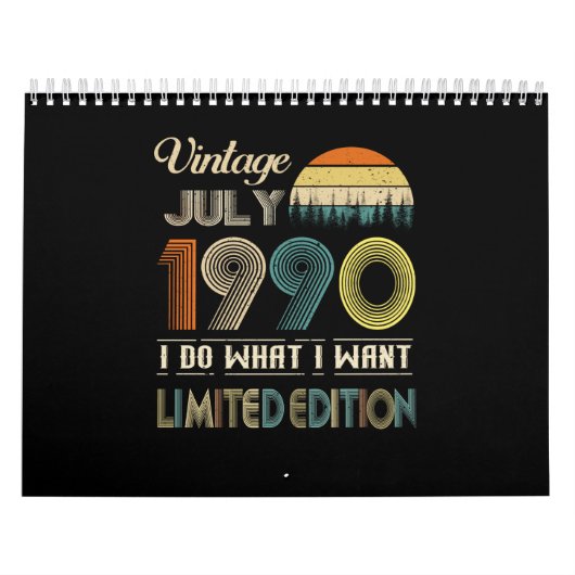 juli 1990 Wat ik wil Limited Edition Kalender (Hoes)