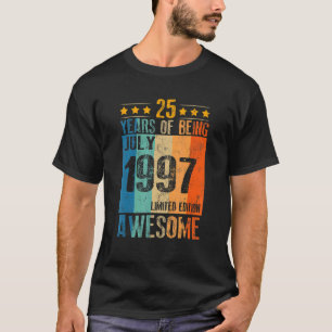 Juli 1997 25 jaar Geweldige 2 T-shirt