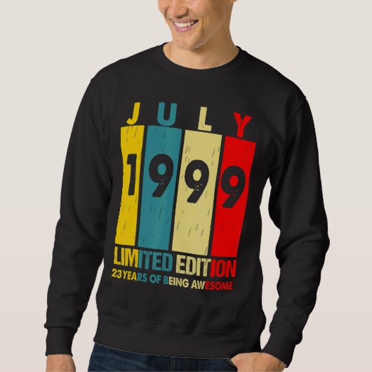 Juli 1999 23 Jaar van Geweldige zijn 1 Trui (Voorkant)