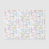 Juli, 19 februari Weefselpapier Tissuepapier (Voorkant)