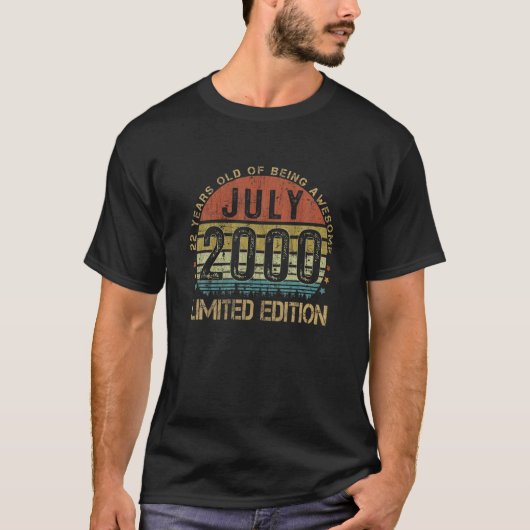 juli 2000 22e verjaardag van de teruggave van 22 t-shirt (Voorkant)