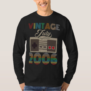 juli 2006 16e verjaardag 16 t-shirt
