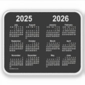 Juli 2025 - Juni 2026 Schooljaar Agenda door Janz Sticker (Voorkant)