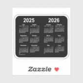 Juli 2025 - Juni 2026 Schooljaar Agenda door Janz Sticker (Vel)