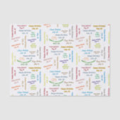 Juli, 20-jarig Weefselpapier Tissuepapier (Voorkant)