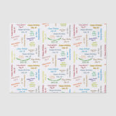 Juli, 25-jarig Weefselpapier Tissuepapier (Voorkant)