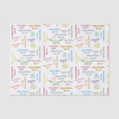 Juli, 28-jarig weefselboek tissuepapier (Voorkant)