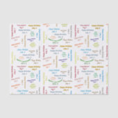 Juli, 3-jarig Weefselpapier Tissuepapier (Voorkant)