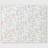 Juli, 3 Vervaldag cadeaupapier (Vlak)