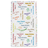 Juli, 4 Dag Gift Bag Klein Cadeauzakje (Achterkant)