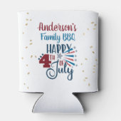 Juli 4 Familie Picknick Backyard BBQ Blikjeskoeler (Achterkant)