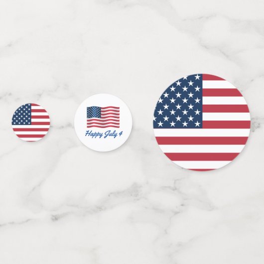 Juli 4 Feest Confetti (Voorkanten)