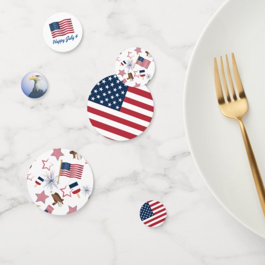 Juli 4 Feest Confetti (Groep)