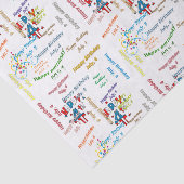 Juli, 4 Maandag Weefselpapier Tissuepapier (Detail)