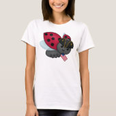 Juli 4de Minuteman Ladybug T-Shirt (Voorkant)