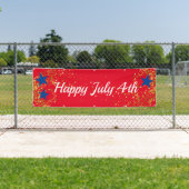 Juli 4e Binnenshuis Aangepaste Banner (Insitu)