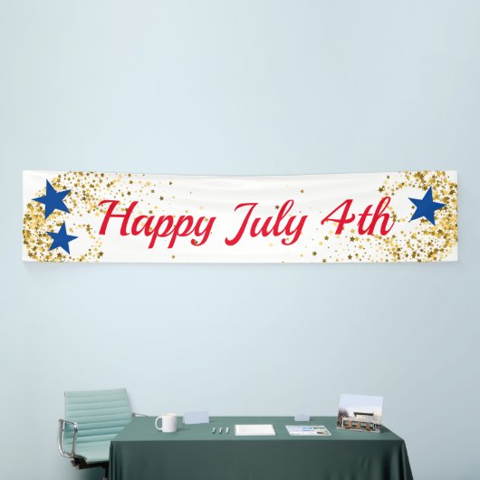 Juli 4e Binnenste Aangepaste Banner (Beurs)