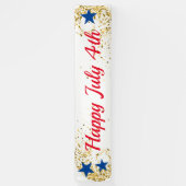 Juli 4e Binnenste Aangepaste Banner (Verticaal)