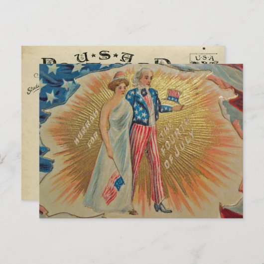 juli 4e Briefkaart (Voorkant / Achterkant)