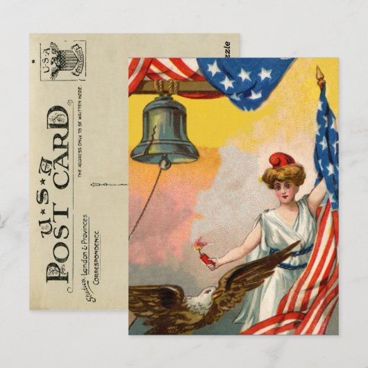  juli 4e Briefkaart (Voorkant / Achterkant)