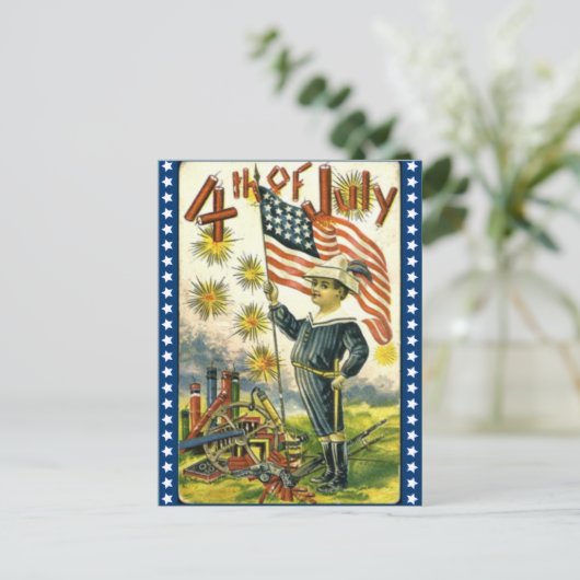  juli 4e Briefkaart (Staand voorkant)