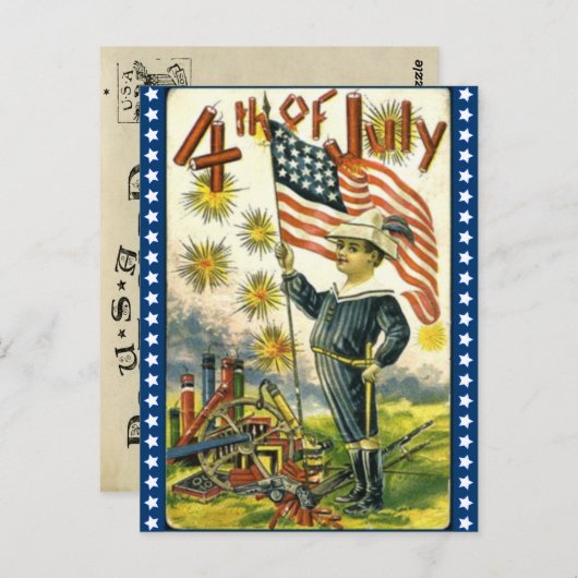 juli 4e Briefkaart (Voorkant / Achterkant)