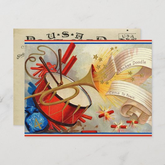 juli 4e Briefkaart (Voorkant / Achterkant)