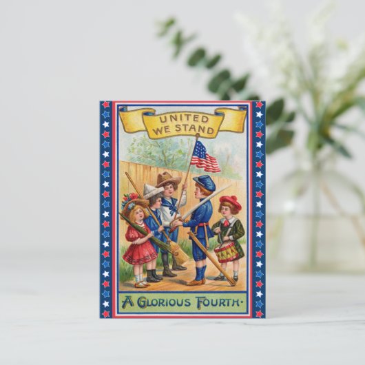  juli 4e Briefkaart (Staand voorkant)