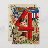  juli 4e Briefkaart (Voorkant / Achterkant)