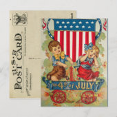 juli 4e Briefkaart (Voorkant / Achterkant)