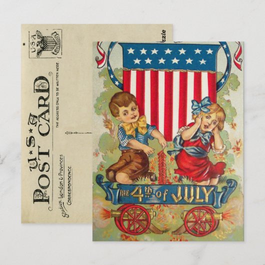 juli 4e Briefkaart (Voorkant / Achterkant)