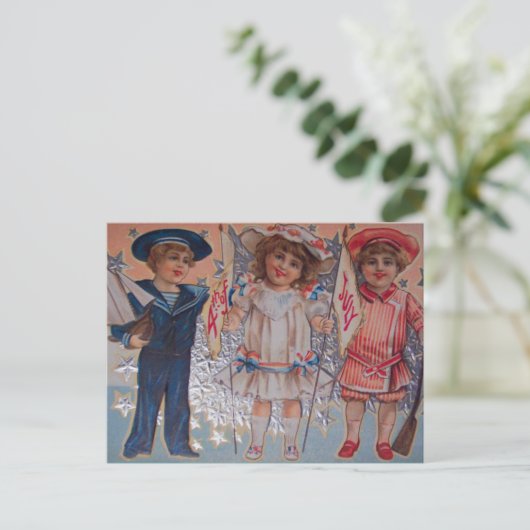  juli 4e Briefkaart (Staand voorkant)