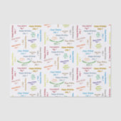 Juli, 7-jarig Weefselpapier Tissuepapier (Voorkant)