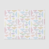 Juli, 9-jarig Weefselpapier Tissuepapier (Voorkant)