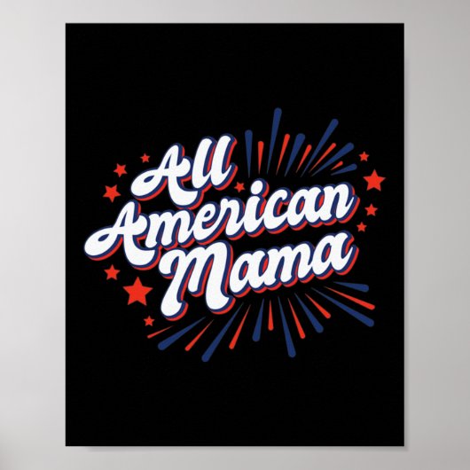 Juli Amerikaanse Onafhankelijkheidsdag - All Ameri Poster (Voorkant)