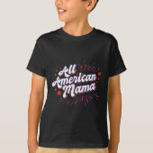 Juli Amerikaanse Onafhankelijkheidsdag - All Ameri T-shirt (Voorkant)