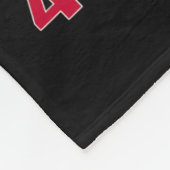 Juli Amerikaanse vlag Drie Rood Wit Pug Blauw Vuur Fleece Deken (Hoek)