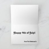 Juli Angel Wenskaart op 4 juli/Birthday Kaart (Binnen)