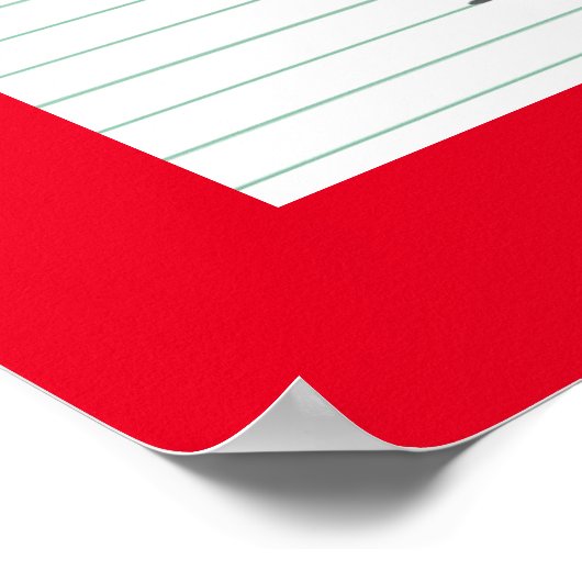 Juli Birthstone Birth Stone Ruby Artwork Poster (Hoek)