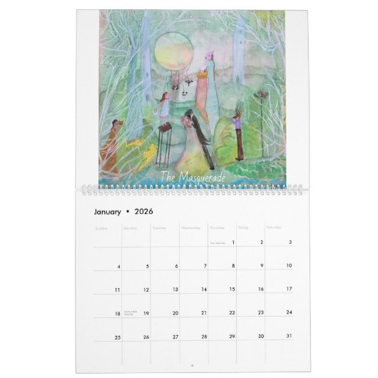 Juli Cady Ryan's surrealistische kunstkalender 202 Kalender (Jan 2026)