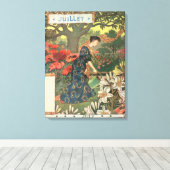 juli canvas afdruk (Insitu (Houten vloer))